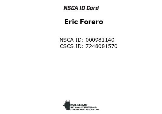 Certified Personal Trainer
